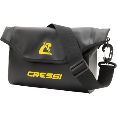 CRESSI Depuis 1946 Wombat Pouch Black Sac Banane Multifonction étanche en PVC Tarpulin Noir pour Transport et Protection d’Objets et Accessoires Contre Eau Sable poussière et humidité - Publicité CRESSI Depuis 1946 Wombat Pouch Black Sac Banane Multifonction étanche en PVC Tarpulin Noir pour Transport et Protection d’Objets et Accessoires Contre Eau Sable poussière et humidité - Publicité