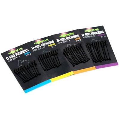 Korda Kickers D Rig Marron Grand accessoire de pêche durable, taille L, idéal pour créer des D-Rigs parfaits, compatible avec D-Rig Spinners, choisissez entre vert ou marron - Publicité Korda Kickers D Rig Marron Grand accessoire de pêche durable, taille L, idéal pour créer des D-Rigs parfaits, compatible avec D-Rig Spinners, choisissez entre vert ou marron - Publicité