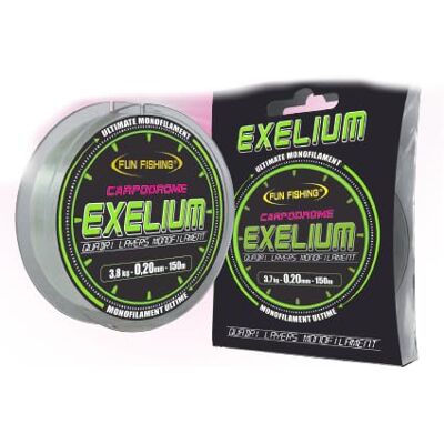 Nylon Exelium Carpodrôme 0,250 mm 5,80 kg 150m Fun Fishing - Publicité Nylon Exelium Carpodrôme 0,250 mm 5,80 kg 150m Fun Fishing - Publicité
