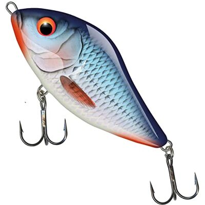 Salmo Esca Wobbler Slider RR, Blue Shad, 12cm / 7g / sinkend / 2.-1.m - Publicité Salmo Esca Wobbler Slider RR, Blue Shad, 12cm / 7g / sinkend / 2.-1.m - Publicité