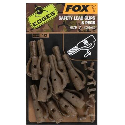FOX Edges CAC87 Clip de plomb + pinces à linge Camouflage Taille 7 - Publicité FOX Edges CAC87 Clip de plomb + pinces à linge Camouflage Taille 7 - Publicité
