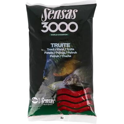 GUNKI Sensas Amorce 3000 Truite 800g Verdâtre 03941 - Publicité GUNKI Sensas Amorce 3000 Truite 800g Verdâtre 03941 - Publicité