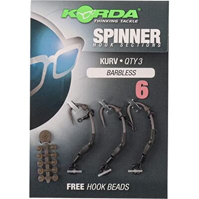 Korda Hameçon Spinner kurv sans ardillon - Publicité Korda Hameçon Spinner kurv sans ardillon - Publicité