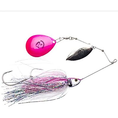 Savage Gear Da'Bush Spinnerbait Rose 14 cm (21 g) - Publicité Savage Gear Da'Bush Spinnerbait Rose 14 cm (21 g) - Publicité