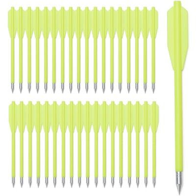ELONG OUTDOOR Flèche Arbalète Pistolet en Plastique pour Cible de Fleche arbalete de 50 LB / 80 LB, 6.3" Boulons d'arbalète pour Pratiquer la Cible de tir et la Chasse au Petit gibier (36pcs) - Publicité ELONG OUTDOOR Flèche Arbalète Pistolet en Plastique pour Cible de Fleche arbalete de 50 LB / 80 LB, 6.3" Boulons d'arbalète pour Pratiquer la Cible de tir et la Chasse au Petit gibier (36pcs) - Publicité