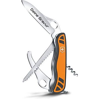 Victorinox Couteau de Poche Hunter XT Poignée Avec Demande Gravure Sur Lame I Cadeau pour Hommes Femmes I Pour Anniversaire I Suisse Personnalisé Avec 6 Fonctions 0.8341.MC9 - Publicité Victorinox Couteau de Poche Hunter XT Poignée Avec Demande Gravure Sur Lame I Cadeau pour Hommes Femmes I Pour Anniversaire I Suisse Personnalisé Avec 6 Fonctions 0.8341.MC9 - Publicité