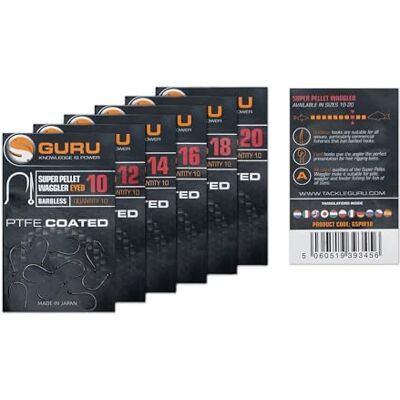 Guru Super Pellet Waggler (PTFE) Hameçons sans ardillon - Publicité Guru Super Pellet Waggler (PTFE) Hameçons sans ardillon - Publicité