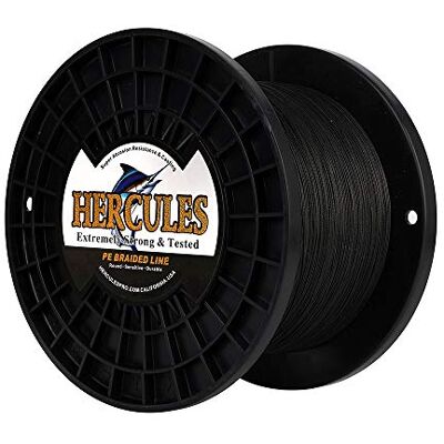 HERCULES Super Cast 10-300lbs Ligne de pêche tressée 100-2000m 109-2187yds Test pour Les Lignes de Poisson Tresse PE d'eau salée Superline 8 brins - Publicité HERCULES Super Cast 10-300lbs Ligne de pêche tressée 100-2000m 109-2187yds Test pour Les Lignes de Poisson Tresse PE d'eau salée Superline 8 brins - Publicité