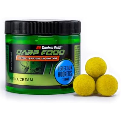 Tandem Baits Carp Food Perfection Hookers Crème de Banane, D'appâts pour carpes, Pêche de la Carpe, Peche, Pop-Ups, Bouillette Carpe, Professionnel Accessoires de Pêche Carpe 18mm 120g - Publicité Tandem Baits Carp Food Perfection Hookers Crème de Banane, D'appâts pour carpes, Pêche de la Carpe, Peche, Pop-Ups, Bouillette Carpe, Professionnel Accessoires de Pêche Carpe 18mm 120g - Publicité