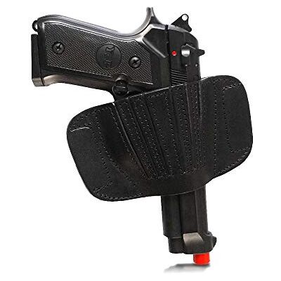 VEGA HOLSTER Vega Série Holster en cuir élastique pour pistolet à large canon - Publicité VEGA HOLSTER Vega Série Holster en cuir élastique pour pistolet à large canon - Publicité