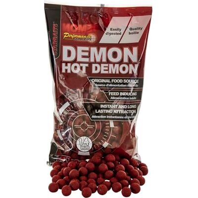 StarBaits Bouillettes Performance Concept Demon Hot Demon 800g D.14mm Rouge 63895 - Publicité StarBaits Bouillettes Performance Concept Demon Hot Demon 800g D.14mm Rouge 63895 - Publicité