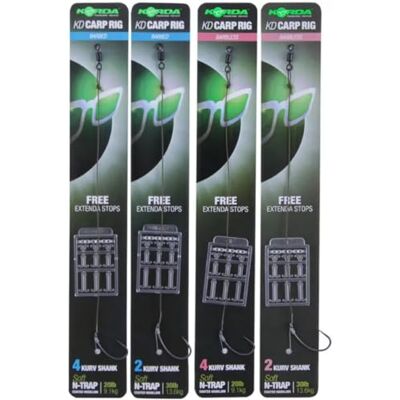 Korda N Trap KD Rig Kurv 20lb # 4 Bas de Ligne Montés - Publicité Korda N Trap KD Rig Kurv 20lb # 4 Bas de Ligne Montés - Publicité