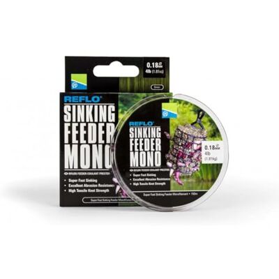 Preston Innovations - Reflow Sinking Feeder Mono - Vert - Publicité Preston Innovations - Reflow Sinking Feeder Mono - Vert - Publicité