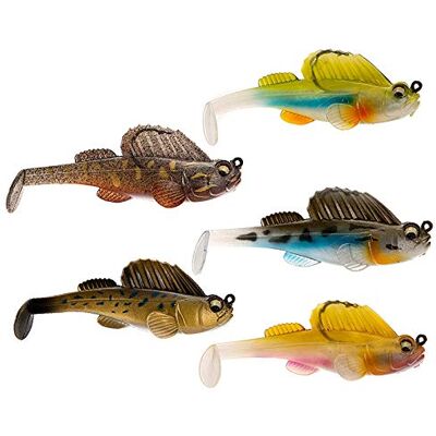 Wresetly Leurre de pêche appât plomb Jig Dark Sleeper Swimbaits Leurre de pêche pour perche 5 pièces 8 cm PVC Pointe de lance Jig Hook FISHING_HOOK - Publicité Wresetly Leurre de pêche appât plomb Jig Dark Sleeper Swimbaits Leurre de pêche pour perche 5 pièces 8 cm PVC Pointe de lance Jig Hook FISHING_HOOK - Publicité