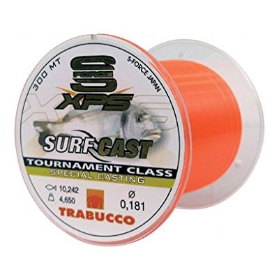 Trabucco Fil de pêche S-force XPS Surf casting 300 m 0.25 - Publicité Trabucco Fil de pêche S-force XPS Surf casting 300 m 0.25 - Publicité