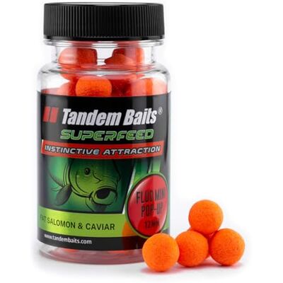 Tandem Baits SuperFeed Fluo Mini Pop-Up du Saumon Gras, D'appâts pour carpes, Pêche de la Carpe, Peche, Pop-Ups, Bouillette Carpe, Professionnel Accessoires de Pêche Carpe 12mm 30g - Publicité Tandem Baits SuperFeed Fluo Mini Pop-Up du Saumon Gras, D'appâts pour carpes, Pêche de la Carpe, Peche, Pop-Ups, Bouillette Carpe, Professionnel Accessoires de Pêche Carpe 12mm 30g - Publicité