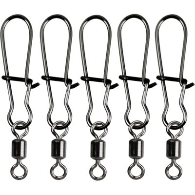 Gamakatsu gamak Daihatsu Hyper EZ Snap # 4 with Swivel 48 kg Lot de 5 - Publicité Gamakatsu gamak Daihatsu Hyper EZ Snap # 4 with Swivel 48 kg Lot de 5 - Publicité
