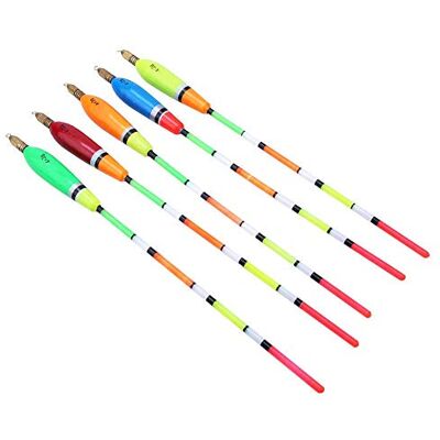CHICIRIS Qiter Flotteur en Bois de Balsa Équipement de Pêche 5 Pièces, pour Piscine, Lac et Mer (4+2g) - Publicité CHICIRIS Qiter Flotteur en Bois de Balsa Équipement de Pêche 5 Pièces, pour Piscine, Lac et Mer (4+2g) - Publicité
