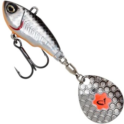 Savage Gear Fat Tail Spinner, Taille/Poids/Couleur : 6,5 cm/16 g/Dirty Silver - Publicité Savage Gear Fat Tail Spinner, Taille/Poids/Couleur : 6,5 cm/16 g/Dirty Silver - Publicité