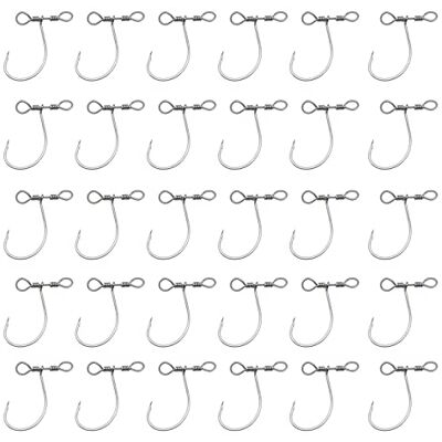 EMSea 30pcs Hameçons de Pêche Drop Shot avec Plate-Forme et Pivotants en Ligne pour Perche, Poisson-Chat, Truite, Carpe, Crucian - Publicité EMSea 30pcs Hameçons de Pêche Drop Shot avec Plate-Forme et Pivotants en Ligne pour Perche, Poisson-Chat, Truite, Carpe, Crucian - Publicité