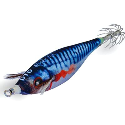 DTD Turlutte Bloody Fish Red Glow 8cm - Publicité DTD Turlutte Bloody Fish Red Glow 8cm - Publicité
