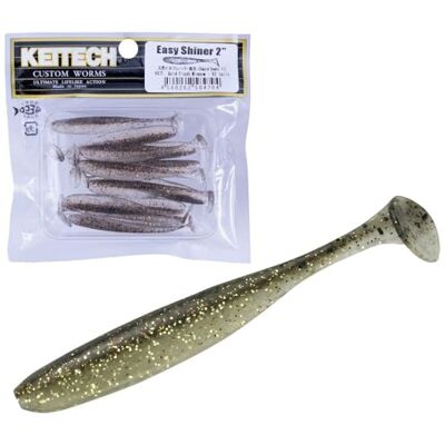 Keitech Easy Shiner 2" Gold Flash Minnow - Publicité Keitech Easy Shiner 2" Gold Flash Minnow - Publicité