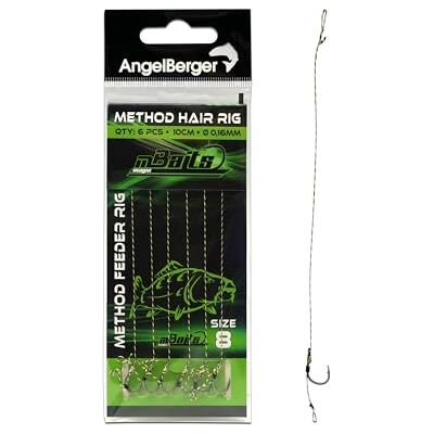 Angel-Berger Magic Baits Method Feeder Rig Bas de Ligne Hameçon Différentes Variantes (10, Cheveux) - Publicité Angel-Berger Magic Baits Method Feeder Rig Bas de Ligne Hameçon Différentes Variantes (10, Cheveux) - Publicité