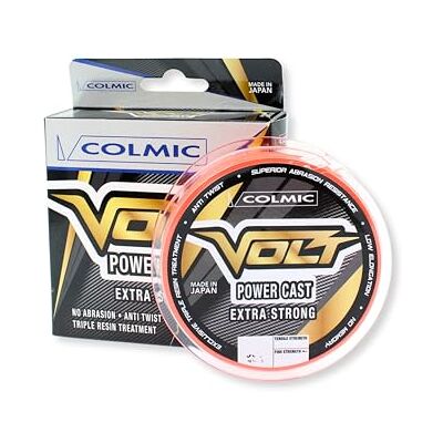 Colmic Volt Power Cast – Fil monofilament pour surfcasting et pêche en mer, Haute visibilité, Anti-Twist, Fluorine Triple Resin, 300 m / 1000 m (300 m Ø 0.230 mm) - Publicité Colmic Volt Power Cast – Fil monofilament pour surfcasting et pêche en mer, Haute visibilité, Anti-Twist, Fluorine Triple Resin, 300 m / 1000 m (300 m Ø 0.230 mm) - Publicité