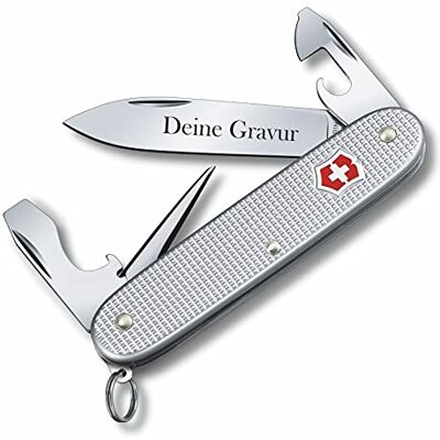 Victorinox Couteau de Poche Pioneer Alox Avec Demande Gravure Sur Lame I Cadeau Pour Hommes Femmes I Pour Anniversaire I Suisse Personnalisé Avec 8 Fonctions 0.8201.26 - Publicité Victorinox Couteau de Poche Pioneer Alox Avec Demande Gravure Sur Lame I Cadeau Pour Hommes Femmes I Pour Anniversaire I Suisse Personnalisé Avec 8 Fonctions 0.8201.26 - Publicité