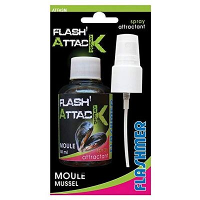 FLASHMER Spray Attractant Flash Attack Moule - Publicité FLASHMER Spray Attractant Flash Attack Moule - Publicité