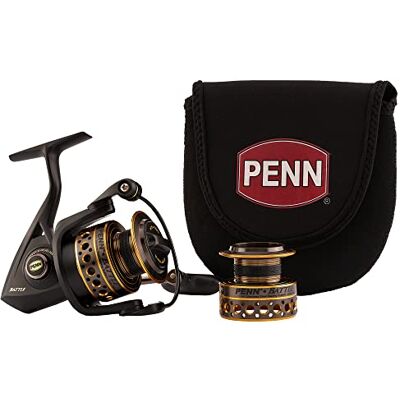 Penn Kit de Moulinet de Combat, Taille 3000, Comprend Un Couvercle de Moulinet et Une Bobine de Rechange en Aluminium anodisé, Position de la poignée Droite/Gauche, système de Frein Avant HT-100 - Publicité Penn Kit de Moulinet de Combat, Taille 3000, Comprend Un Couvercle de Moulinet et Une Bobine de Rechange en Aluminium anodisé, Position de la poignée Droite/Gauche, système de Frein Avant HT-100 - Publicité