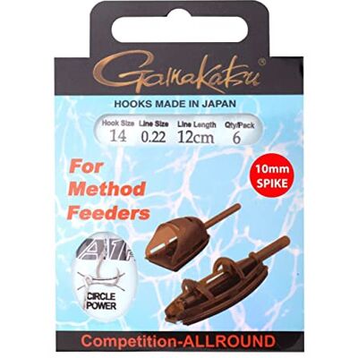 Gamakatsu Method Feeder Spike; GR. 10; Bronze - Publicité Gamakatsu Method Feeder Spike; GR. 10; Bronze - Publicité
