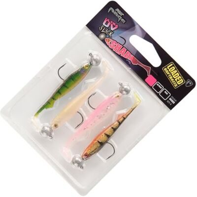 Fox Rage - Slick Shad - 90 mm - 7 g - Leurre souple - Publicité Fox Rage - Slick Shad - 90 mm - 7 g - Leurre souple - Publicité