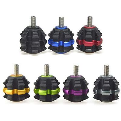 AMEYXGS 3pcs Tir à l'arc Stabilisateur Arc Balle Stabilisateur Caoutchouc Stabilisateur pour Arc Classique et Arc à Poulies - Publicité AMEYXGS 3pcs Tir à l'arc Stabilisateur Arc Balle Stabilisateur Caoutchouc Stabilisateur pour Arc Classique et Arc à Poulies - Publicité