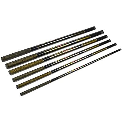 DawnDream Canne A Peche Au Coup 2. 7M-7.2M Forte à pêche portable de fibre verre haute qualité Tige la carpe télescopique pour Cannes Main, Chocolate, 540 495cm Real Size - Publicité DawnDream Canne A Peche Au Coup 2. 7M-7.2M Forte à pêche portable de fibre verre haute qualité Tige la carpe télescopique pour Cannes Main, Chocolate, 540 495cm Real Size - Publicité