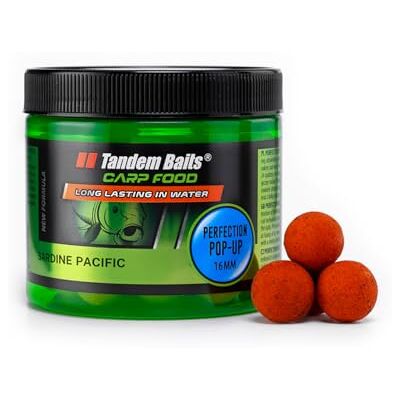 Tandem Baits Carp Food Perfection Mini Pop-Up Sardine du Pacifique, D'appâts pour carpes, Pêche de la Carpe, Peche, Pop-Ups, Bouillette Carpe, Professionnel Accessoires de Pêche Carpe 16mm 70g - Publicité Tandem Baits Carp Food Perfection Mini Pop-Up Sardine du Pacifique, D'appâts pour carpes, Pêche de la Carpe, Peche, Pop-Ups, Bouillette Carpe, Professionnel Accessoires de Pêche Carpe 16mm 70g - Publicité