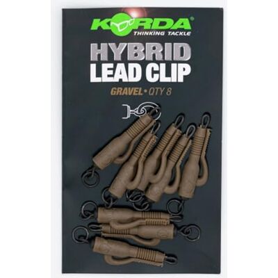 Korda QC Hybrid Lead Clip Gravel / Clay - Publicité Korda QC Hybrid Lead Clip Gravel / Clay - Publicité
