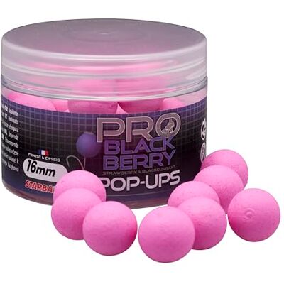 StarBaits Bouillettes Pro Blackberry Pop Up 50g D.16mm Rose Fluo 84124 - Publicité StarBaits Bouillettes Pro Blackberry Pop Up 50g D.16mm Rose Fluo 84124 - Publicité