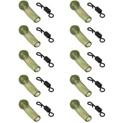 Create idea Lot de 10 Embouts de Pêche à Verrouillage Rapide de Style Européen pour La Pêche à La Carpe à La Tanche Et Au Barbeau - Publicité Create idea Lot de 10 Embouts de Pêche à Verrouillage Rapide de Style Européen pour La Pêche à La Carpe à La Tanche Et Au Barbeau - Publicité