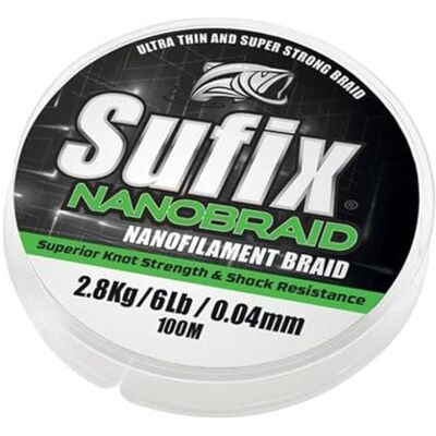 Sufix Nanobraid Hot Pink 100M 03 - Publicité Sufix Nanobraid Hot Pink 100M 03 - Publicité
