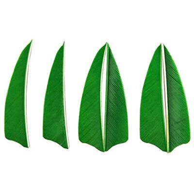 AMEYXGS MILAEM Tir à l'arc Plumes Plume de flèche Plumes Naturelles de 3 Pouces (Verts,Paquet de 50) - Publicité AMEYXGS MILAEM Tir à l'arc Plumes Plume de flèche Plumes Naturelles de 3 Pouces (Verts,Paquet de 50) - Publicité