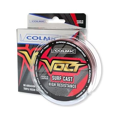Colmic VOLT Surf Cast Monofilament de pêche en nylon fabriqué au Japon Haute résistance à l'abrasion, anti-torsion, fluorine résine revêtue Bobine 150 m / 300 m / 1000 m / 2000 m (150 m - Publicité Colmic VOLT Surf Cast Monofilament de pêche en nylon fabriqué au Japon Haute résistance à l'abrasion, anti-torsion, fluorine résine revêtue Bobine 150 m / 300 m / 1000 m / 2000 m (150 m - Publicité