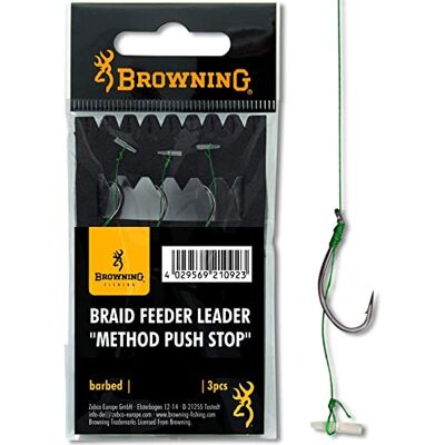 Leader Browning Push 0.140 Mm Argenté - Leader de Pêche - Publicité Leader Browning Push 0.140 Mm Argenté - Leader de Pêche - Publicité