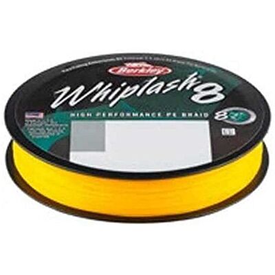 Berkley Whiplash8 Ligne de pêche de remplissage (Jaune, 0,25mm-40,0kg-150m) - Publicité Berkley Whiplash8 Ligne de pêche de remplissage (Jaune, 0,25mm-40,0kg-150m) - Publicité