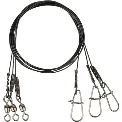 SAVAGEAR Savage Gear Black7 Trace 1x7;,45mm Swivel/Snap - Publicité SAVAGEAR Savage Gear Black7 Trace 1x7;,45mm Swivel/Snap - Publicité