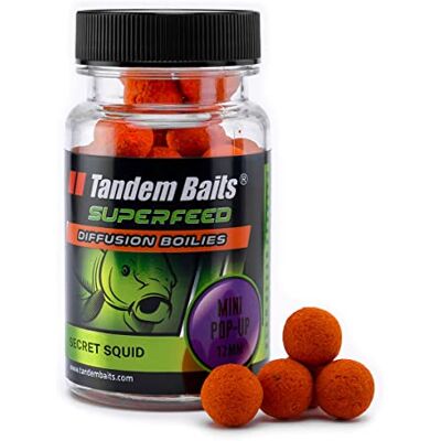 Tandem Baits SuperFeed Diffusion Mini Pop-Up Le Calmar Secret, D'appâts pour carpes, Pêche de la Carpe, Peche, Pop-Ups, Bouillette Carpe, Professionnel Accessoires de Pêche Carpe 2mm 30g - Publicité Tandem Baits SuperFeed Diffusion Mini Pop-Up Le Calmar Secret, D'appâts pour carpes, Pêche de la Carpe, Peche, Pop-Ups, Bouillette Carpe, Professionnel Accessoires de Pêche Carpe 2mm 30g - Publicité