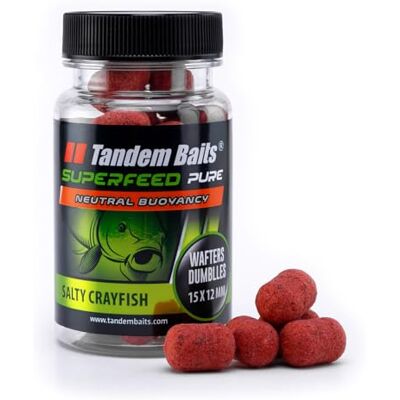 Tandem Baits Dumbells Équilibrés pour La Pêche À La Carpe SuperFeed Pure Dumbells Wafters 15/12 mm 30g Écrevisse Salée - Publicité Tandem Baits Dumbells Équilibrés pour La Pêche À La Carpe SuperFeed Pure Dumbells Wafters 15/12 mm 30g Écrevisse Salée - Publicité