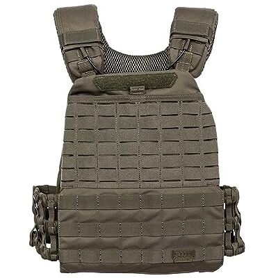 5.11 Gilet Tactique Porte Plaque Ranger Green Grande Amplitude Matériaux Légers Poignée d’Extraction Nylon - Publicité 5.11 Gilet Tactique Porte Plaque Ranger Green Grande Amplitude Matériaux Légers Poignée d’Extraction Nylon - Publicité