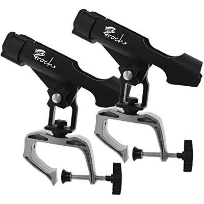 Croch Support de Canne Pche 2 Pices pour Bateaux et Kayak 360 Rglable et Rotatif - Publicité Croch Support de Canne Pche 2 Pices pour Bateaux et Kayak 360 Rglable et Rotatif - Publicité