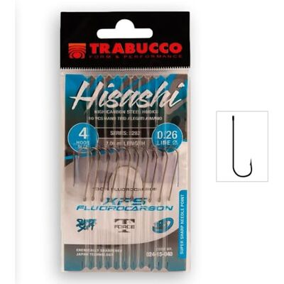 Trabucco Hameçons Montés Hisashi 3282 Aberdeen Hameçons 04 0.22 mm 200 cm Hameçons Montés Fluorocarbone Pêche Mer Coup Truite Carnassier Anglaise Rivière - Publicité Trabucco Hameçons Montés Hisashi 3282 Aberdeen Hameçons 04 0.22 mm 200 cm Hameçons Montés Fluorocarbone Pêche Mer Coup Truite Carnassier Anglaise Rivière - Publicité